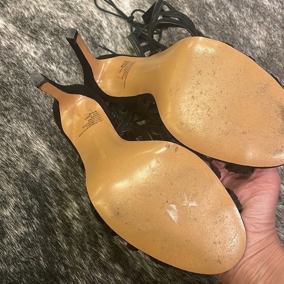 Banana Republic Bev Cutout Black Heel Sandals - Picture 7 of 9